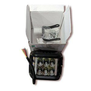 4" Pod Work Strobe Lights Dual Side Amber & White LED Shooter Light ATV Truck